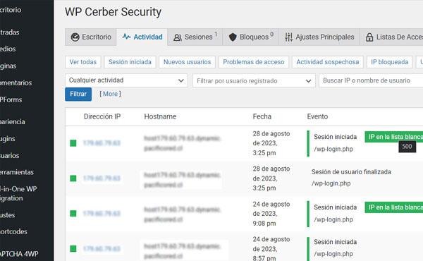 Ofrecemos plugins premium para mayor seguridad en los sitios web que creamos